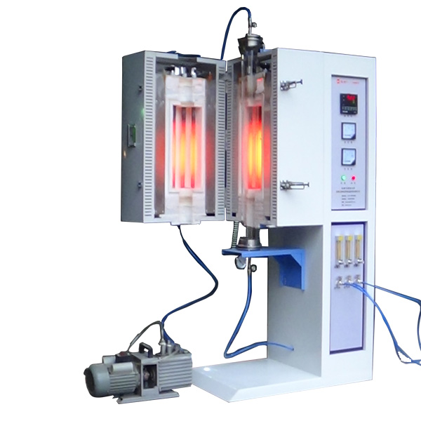 立式開(kāi)啟式真空管式爐操作